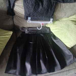 Top and skirt